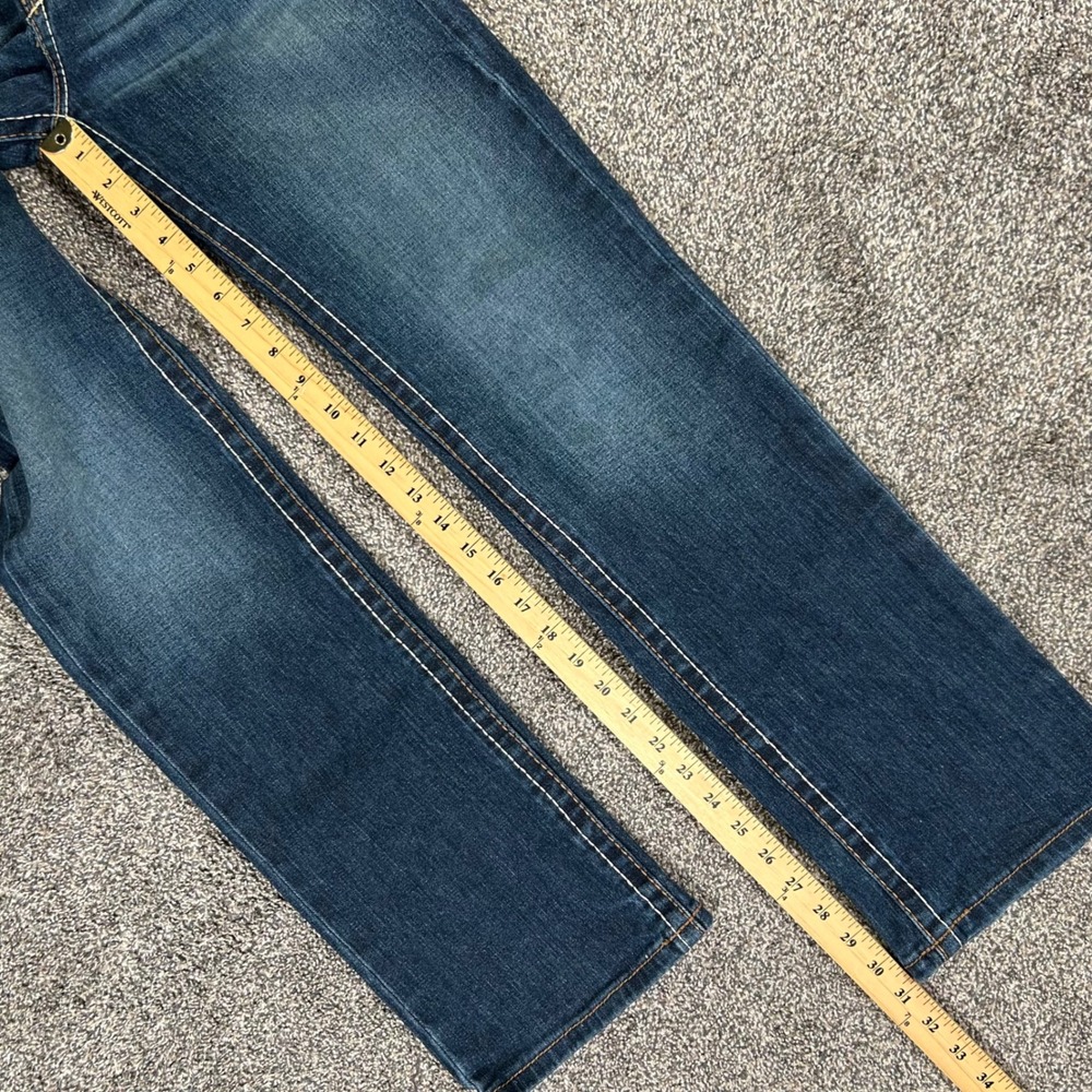 Ariat B5 Waco Slim Straight Leg Jeans Womens 16 Dark‎ Wash Denim Pants 10048253 - Picture 13 of 15